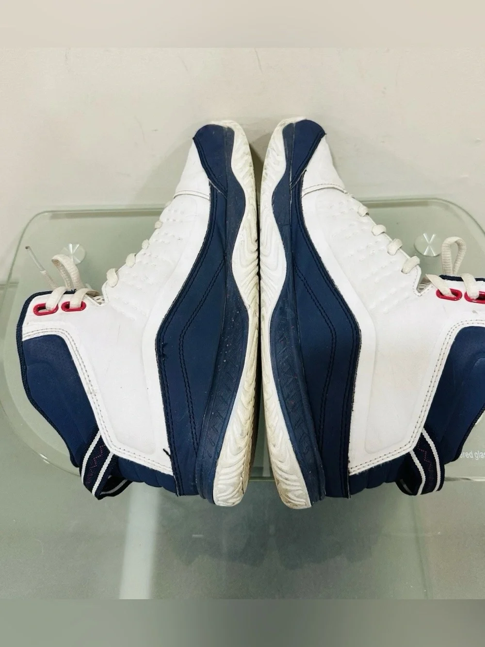 AND1 Pulse 2.0 Basketball  Mens White Sneakers Athletic Shoes AD90080M-WDR  8,5